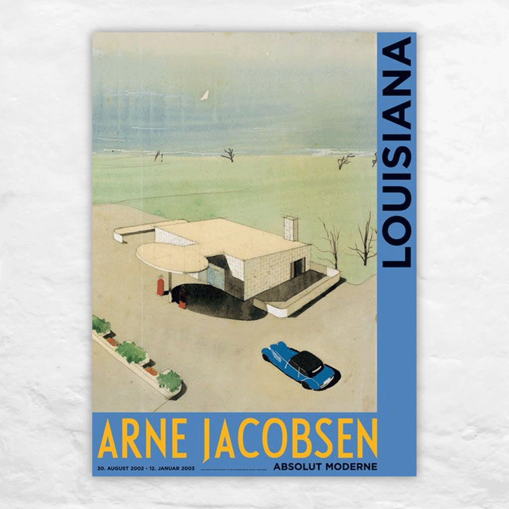 Skovshoved Tankstation (Skovshoved Petrol Station) poster by Arne Jacobsen