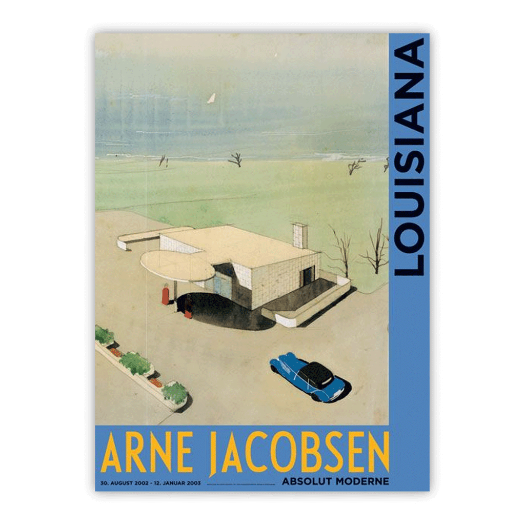 Skovshoved Tankstation (Skovshoved Petrol Station) poster by Arne Jacobsen