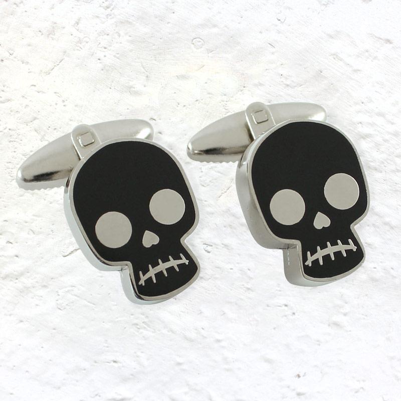 Skull cufflinks (based on a design by Frida Kahlo)