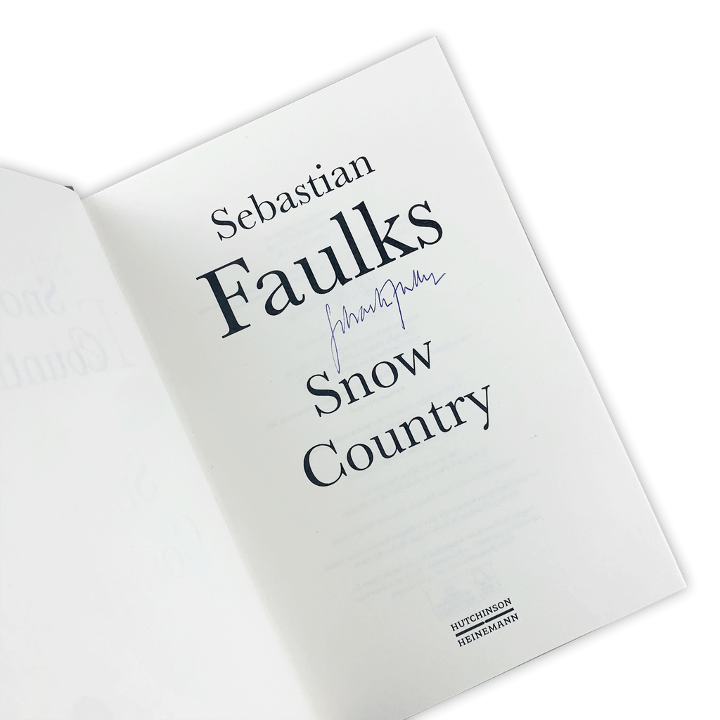 Snow Country by Sebastian Faulks - Signed Hardback
