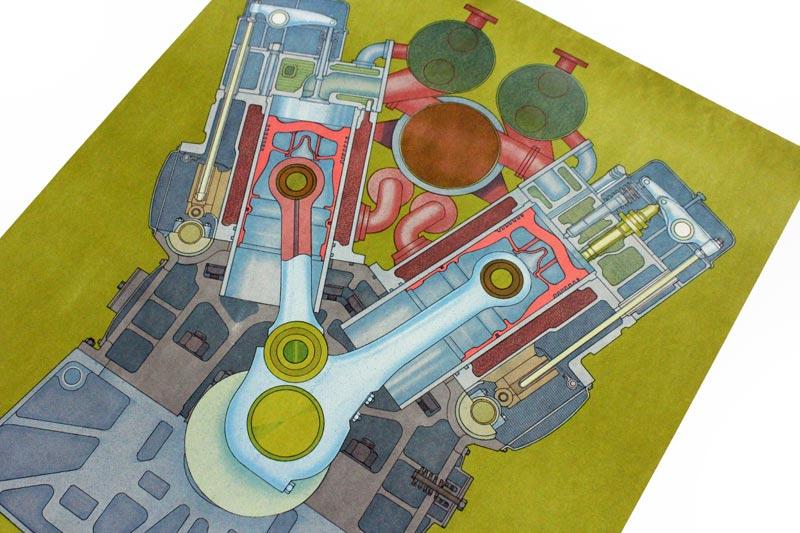 Society of Scottish Artists, 1969: signed poster by Eduardo Paolozzi