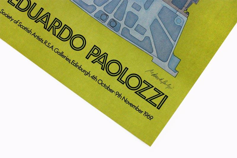 Society of Scottish Artists, 1969: signed poster by Eduardo Paolozzi