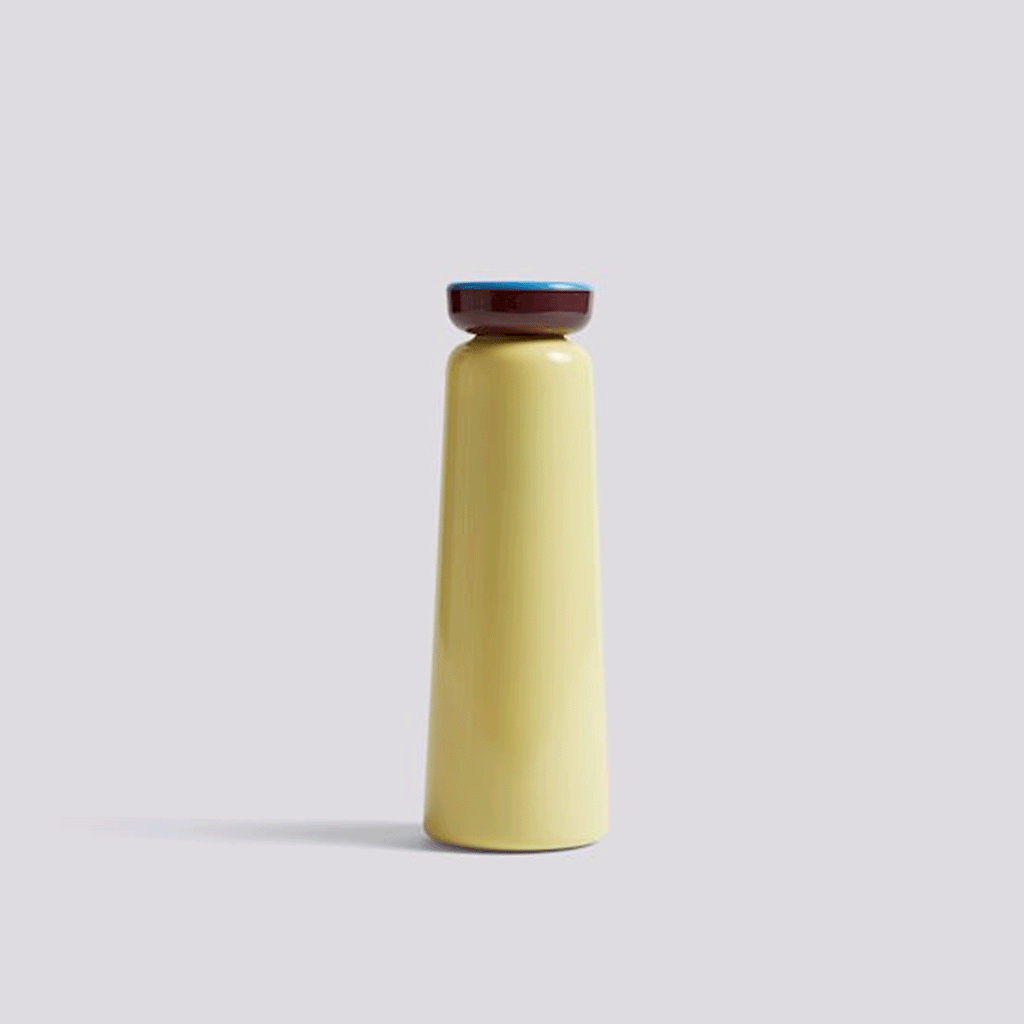 Insulated drinks bottle des. George Sowden for Hay - light yellow, .35l
