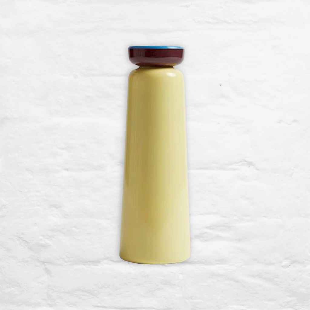 Insulated drinks bottle des. George Sowden for Hay - light yellow, .35l