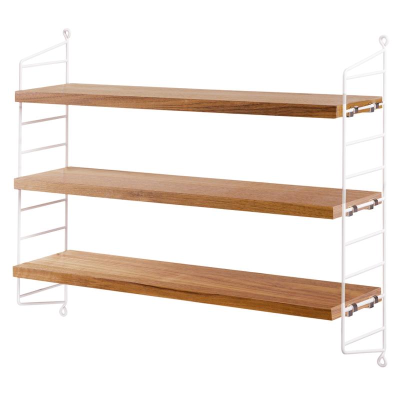 String® Pocket Shelving System - Oak / White