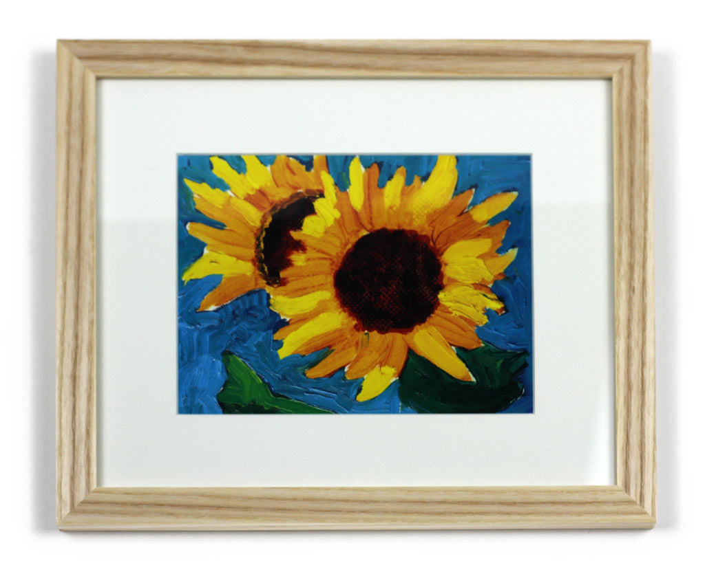 Sunflowers for Hope & Joy (Mini-Frame) by David Hockney