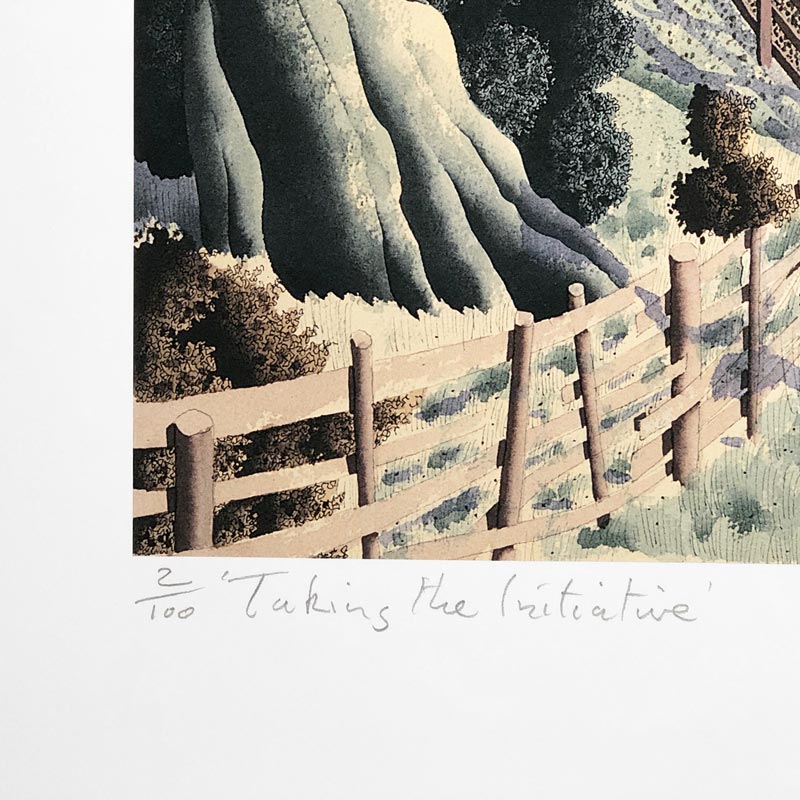 Taking the Initiative - Signed Limited Edition Print by Simon Palmer