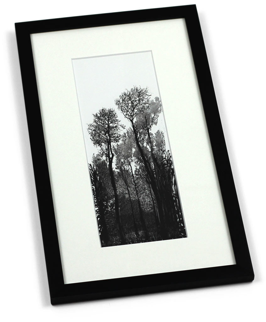 Tall Black Trees (Mini-Frame) print by David Hockney