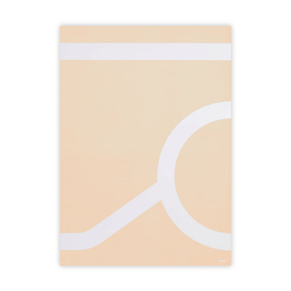 Outline Poster, Tea Trolley 900 by Artek (beige)