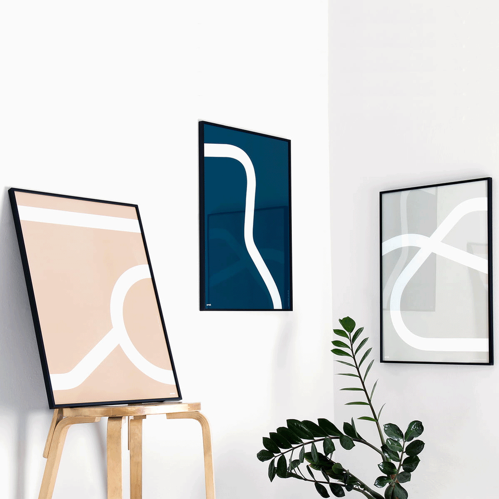 Outline Poster, Tea Trolley 900 by Artek (beige)