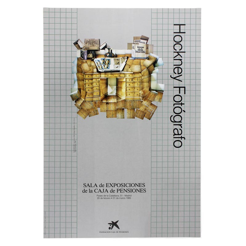 The Artist's Desk Exhibition Poster by David Hockney