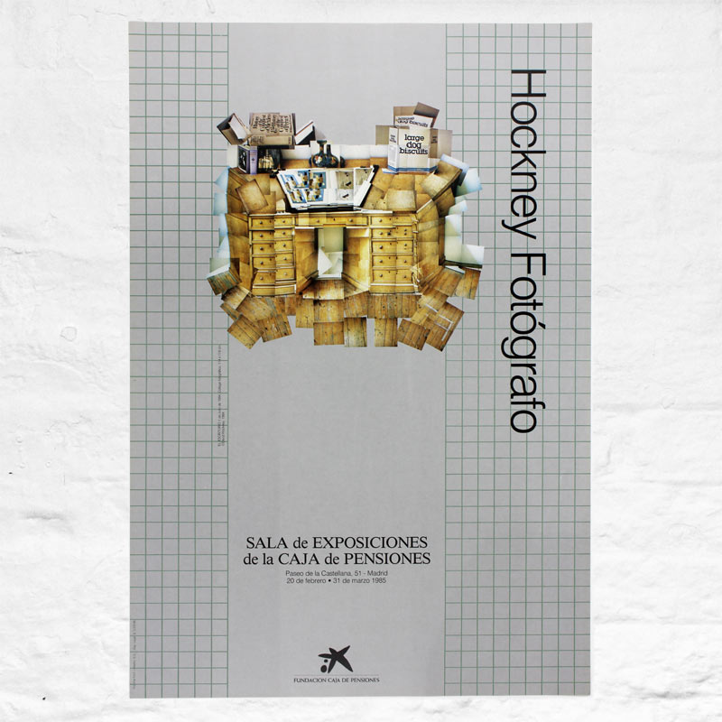 The Artist's Desk Exhibition Poster by David Hockney