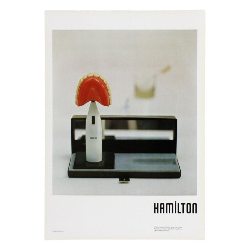 The critic laughs multiple poster by Richard Hamilton (Davison Art Center, Wesleyan, 1973)