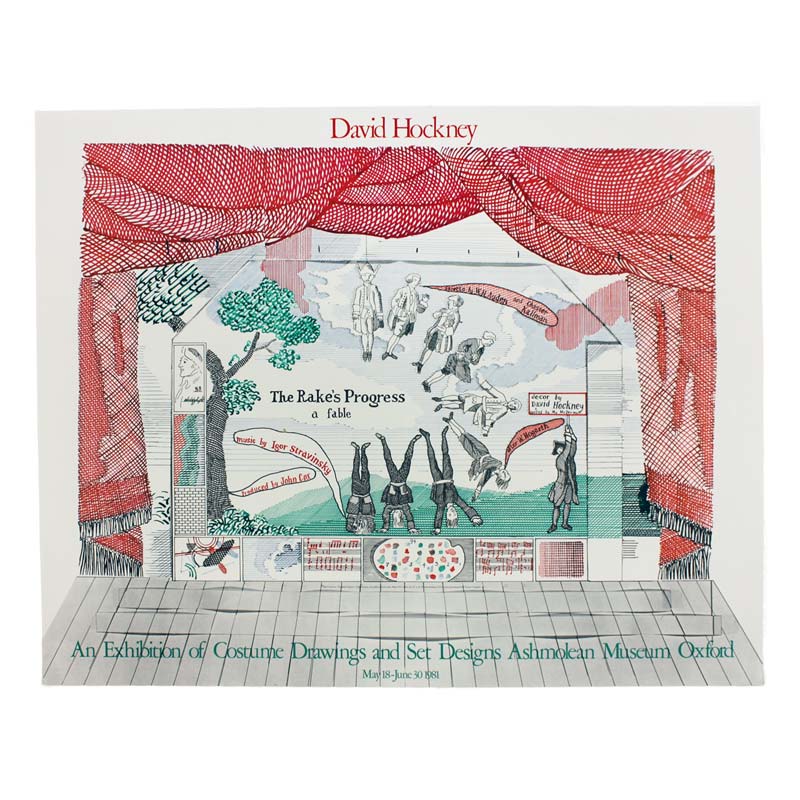 The Rake's Progress (Ashmolean) Original Poster (1981) by David Hockney