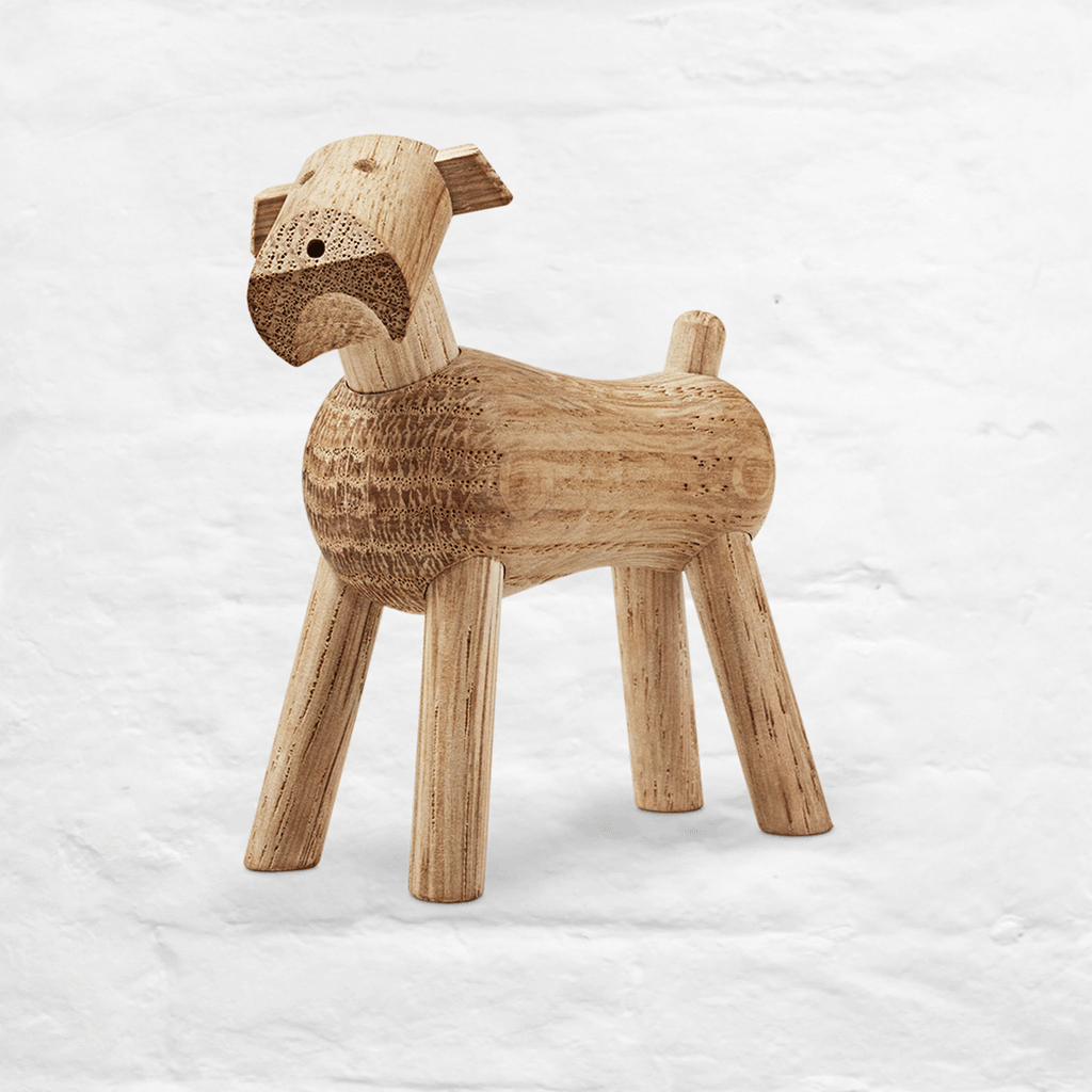 Tim the Terrier - Oak (des. Kay Bojesen, 1935)