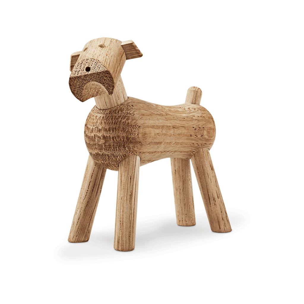 Tim the Terrier - Oak (des. Kay Bojesen, 1935)