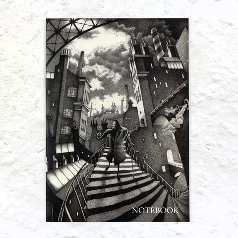 Titus Descends A5 exercise book by Nick Tankard