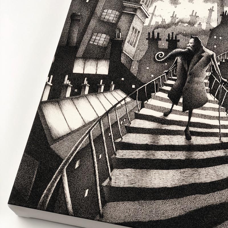 Titus Descends Giclée Stretched Canvas Print, signed and titled on reverse by Nick Tankard