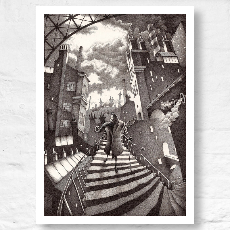 Titus Descends Giclée Print by Nick Tankard