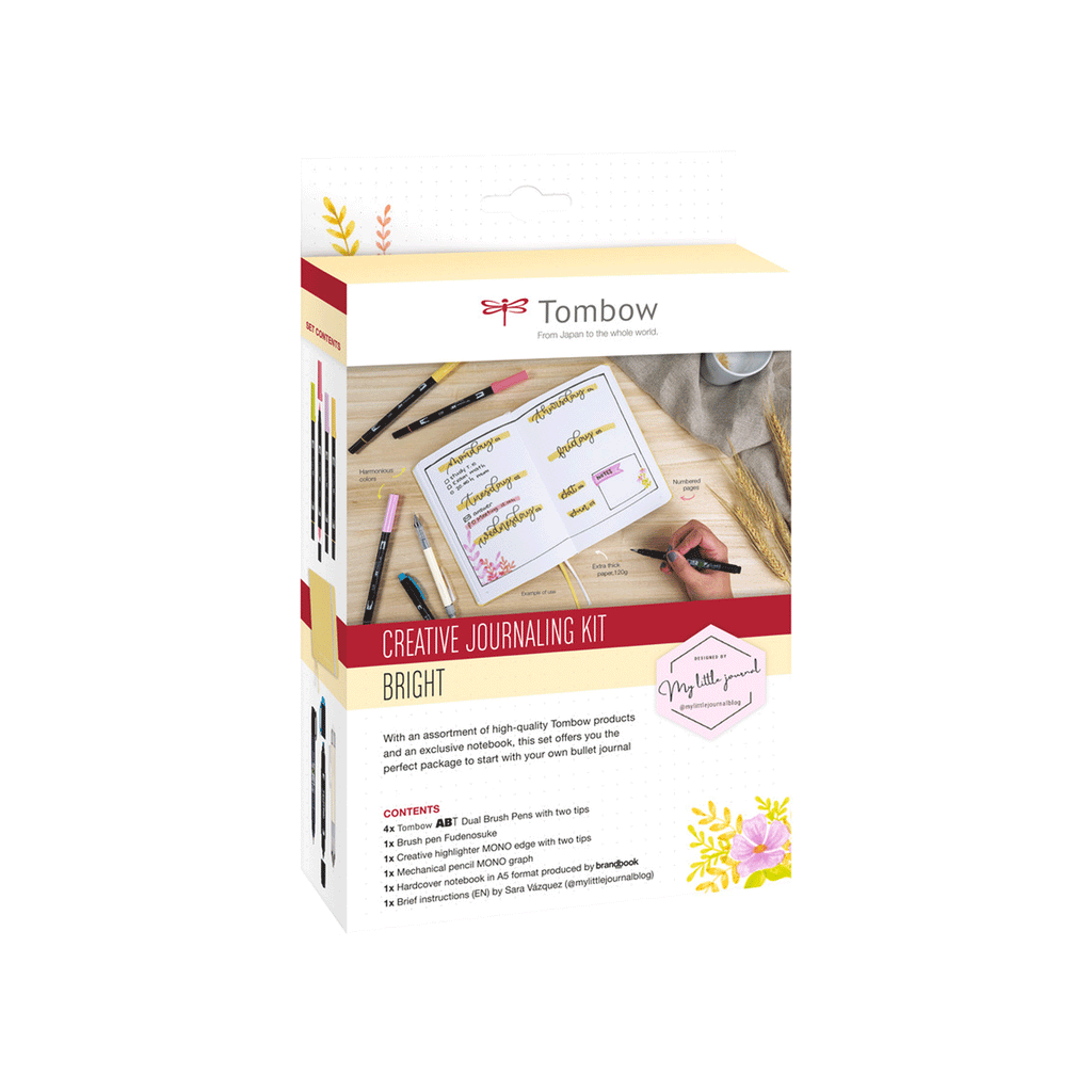 Tombow Creative Journaling Kit (Bright or Pastel)