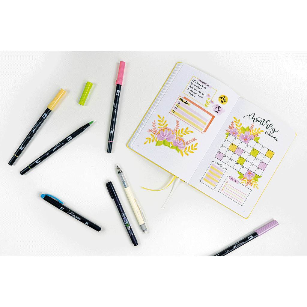 Tombow Creative Journaling Kit (Bright or Pastel)