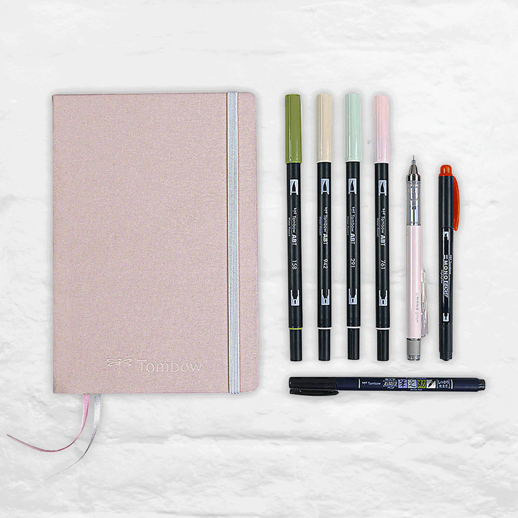 Tombow Creative Journaling Kit (Bright or Pastel)