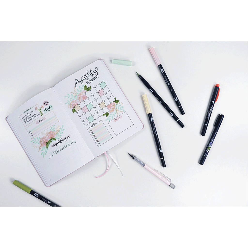 Tombow Creative Journaling Kit (Bright or Pastel)