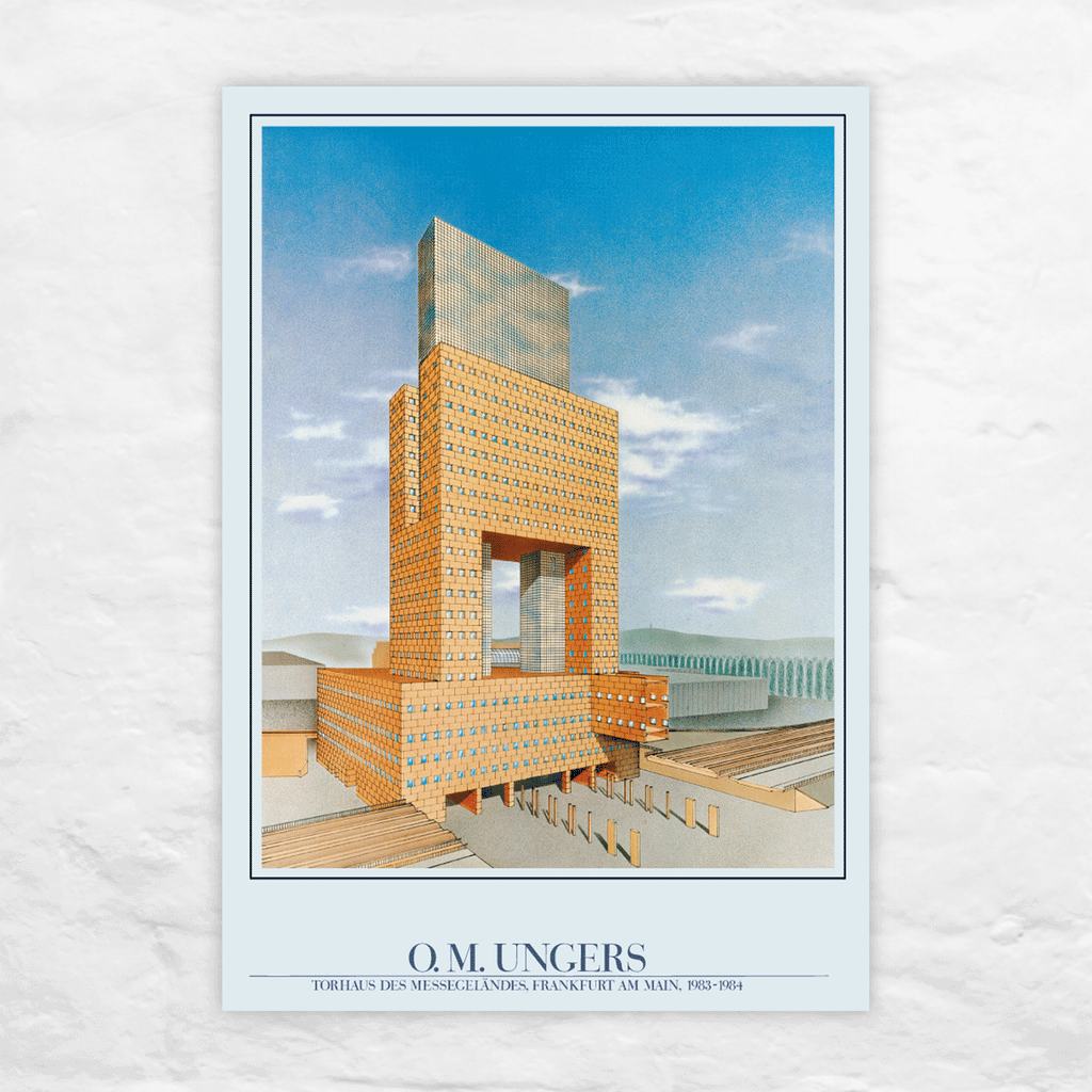O.M. Ungers: Torhaus Frankfurter Messe / Messe Torhaus poster