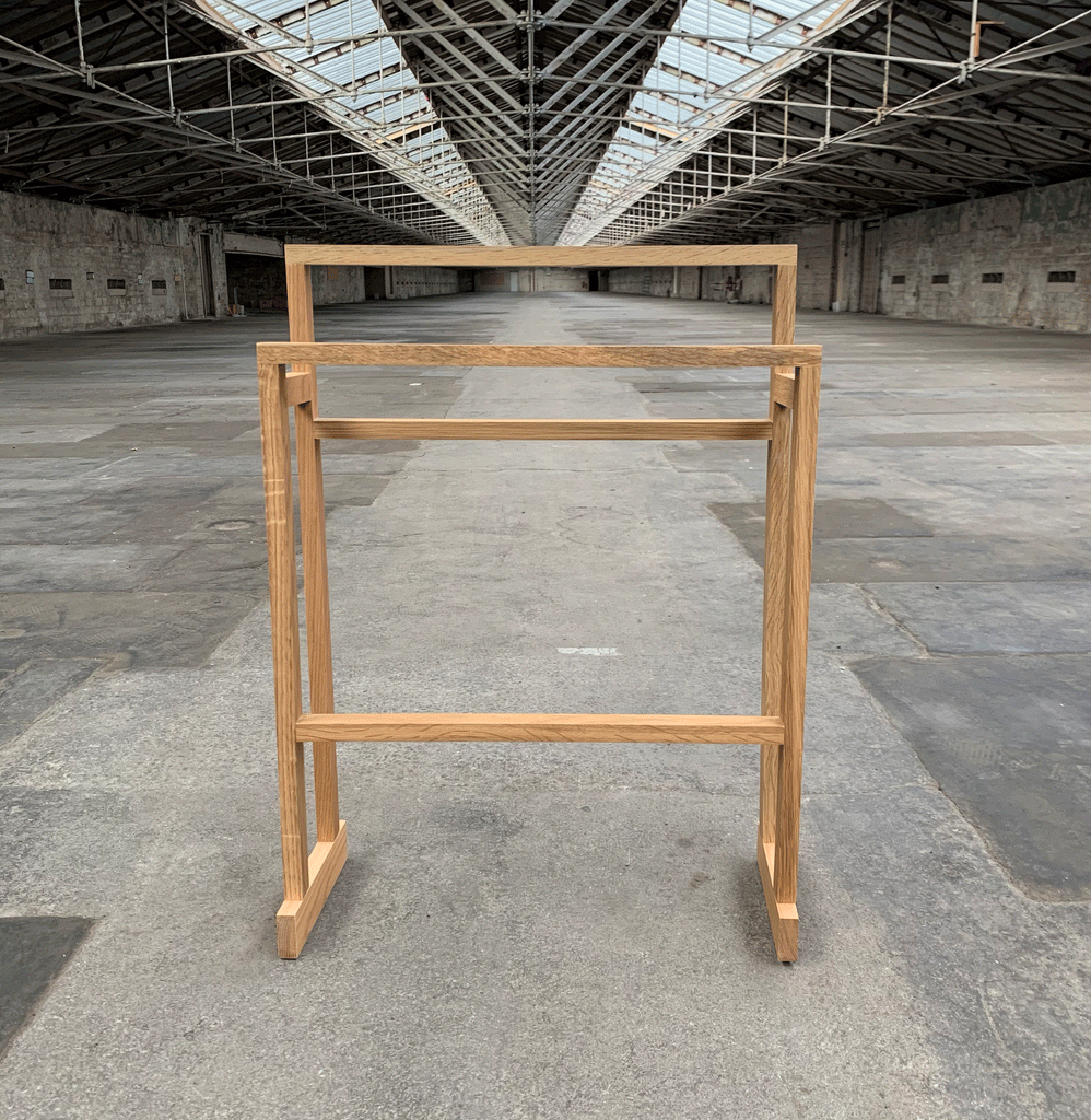 Mezza Towel Rail des. Lincoln Rivers (made by Wireworks)