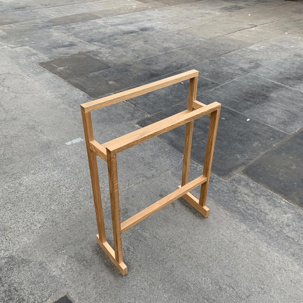 Mezza Towel Rail des. Lincoln Rivers (made by Wireworks)