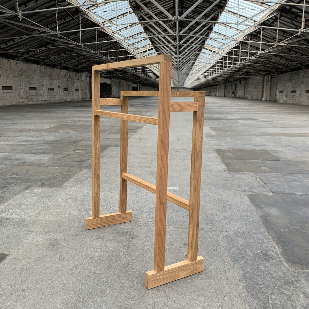 Mezza Towel Rail des. Lincoln Rivers (made by Wireworks)