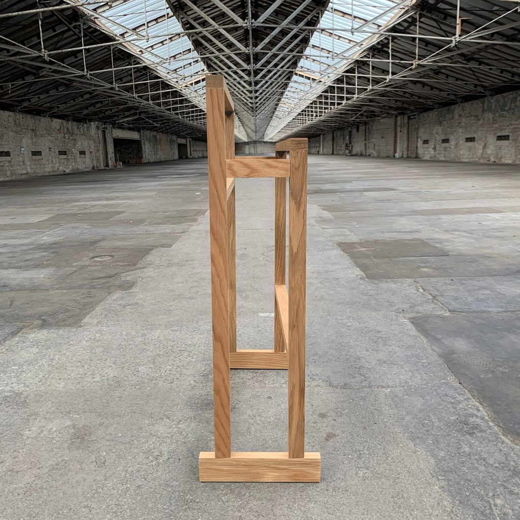 Mezza Towel Rail des. Lincoln Rivers (made by Wireworks)