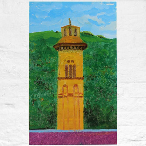 Tower, Saltaire Poster by David Hockney