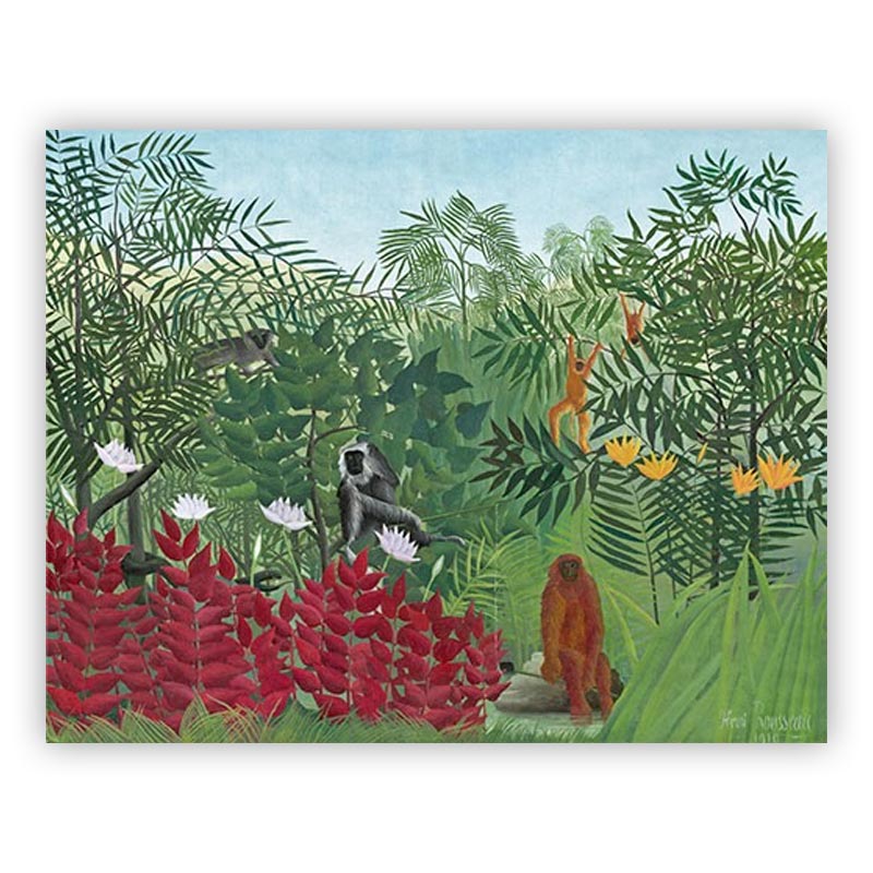 Tropical Forest with Monkeys, 1910 poster by Henri Rousseau
