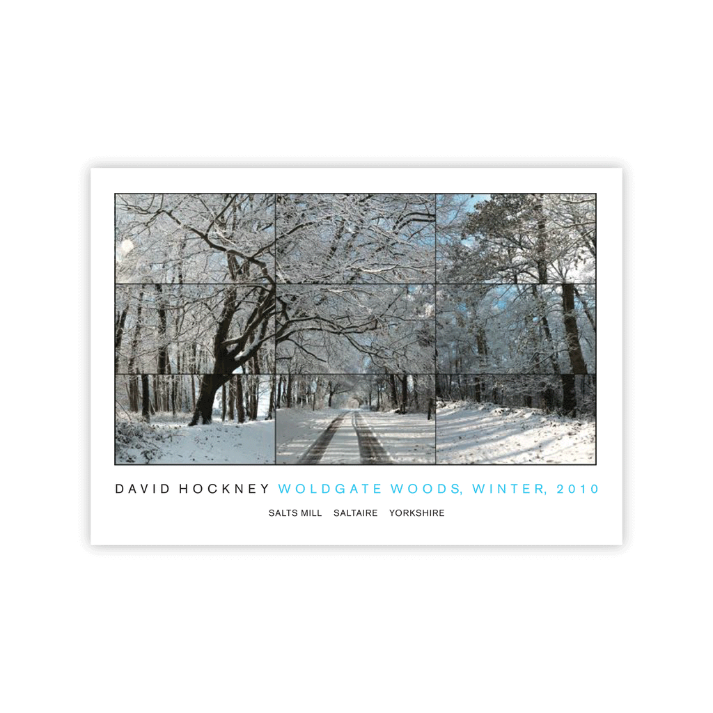 Woldgate Woods, Winter, 2010 postcards by David Hockney - pack of 6