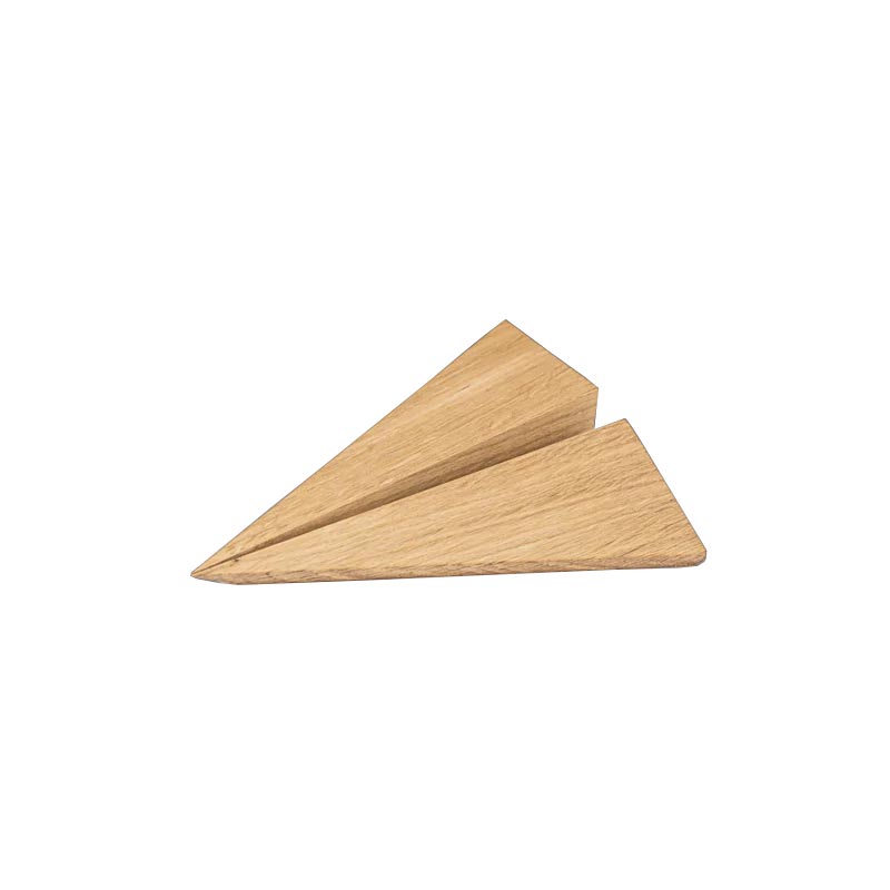 Maverick Wooden 'Paper' Plane by Boyhood - Small, Natural Oak