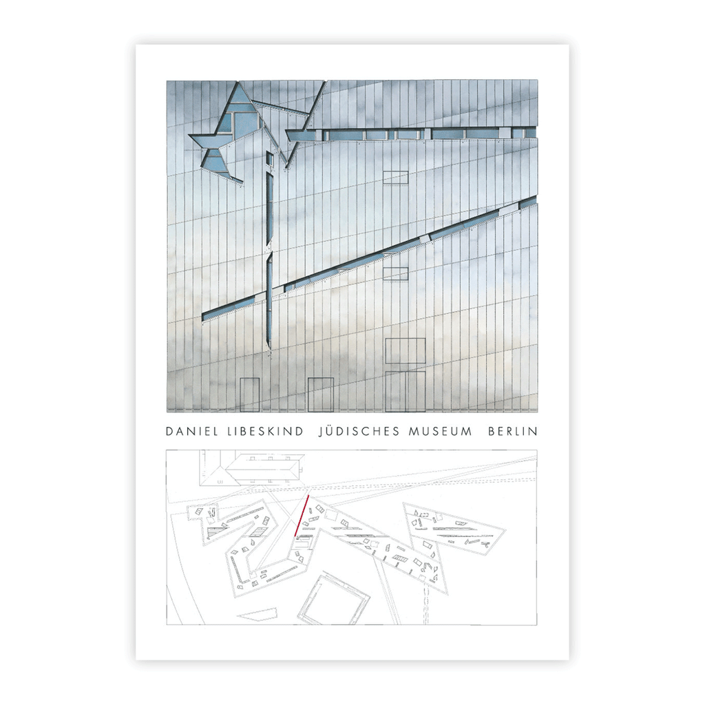 Daniel Libeskind: Jewish Museum, Berlin poster (portrait)
