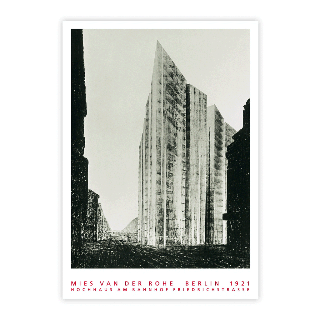 Mies van der Rohe: Hochhaus Friedrichstrasse poster