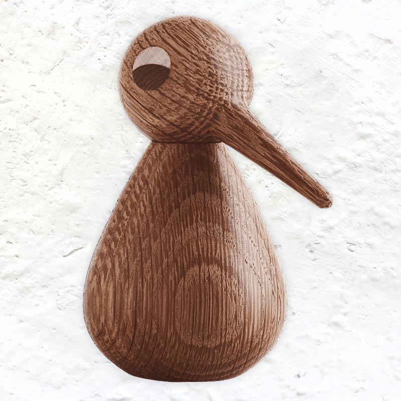 Bird - Large, Smoked Oak - des. Kristian Vedel, 1959