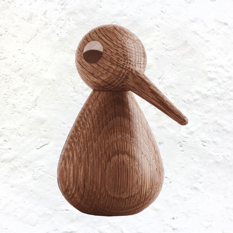 Bird - Small, Smoked Oak - des. Kristian Vedel, 1959