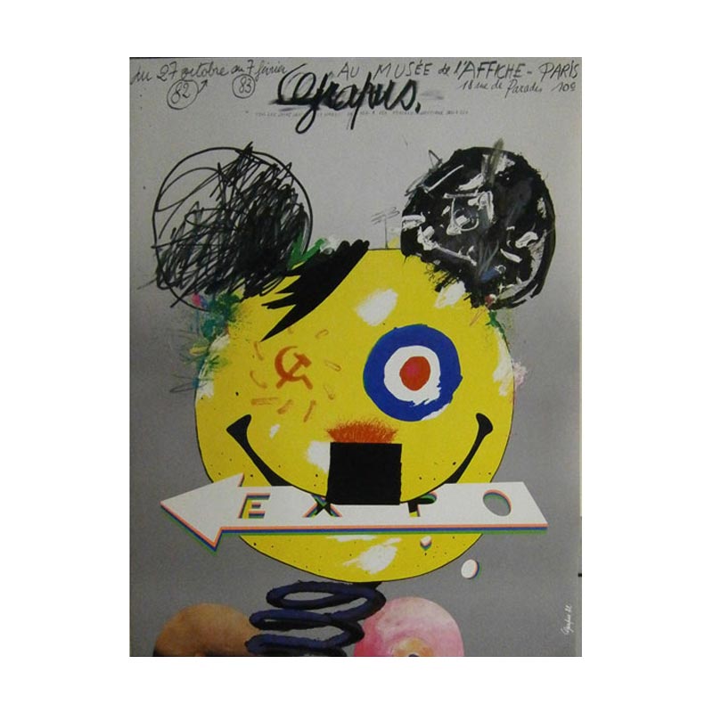 Mickey poster by Grapus, 1982