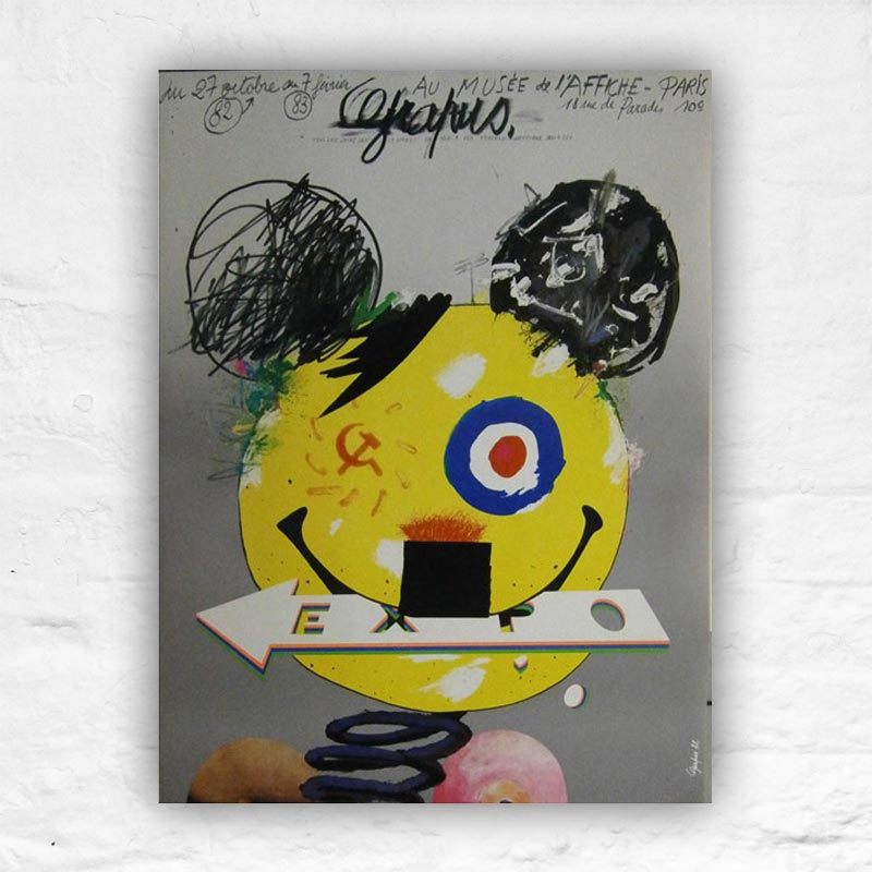 Mickey poster by Grapus, 1982