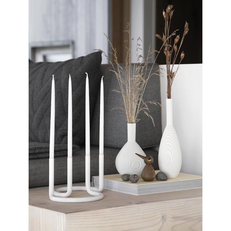 Candles for Gemini candleholder - pack of 4 - white