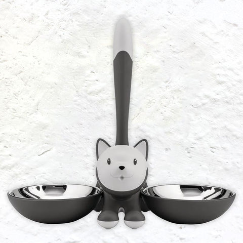 Tigrito Cat Bowl - Grey - des Miriam Mirri for Alessi