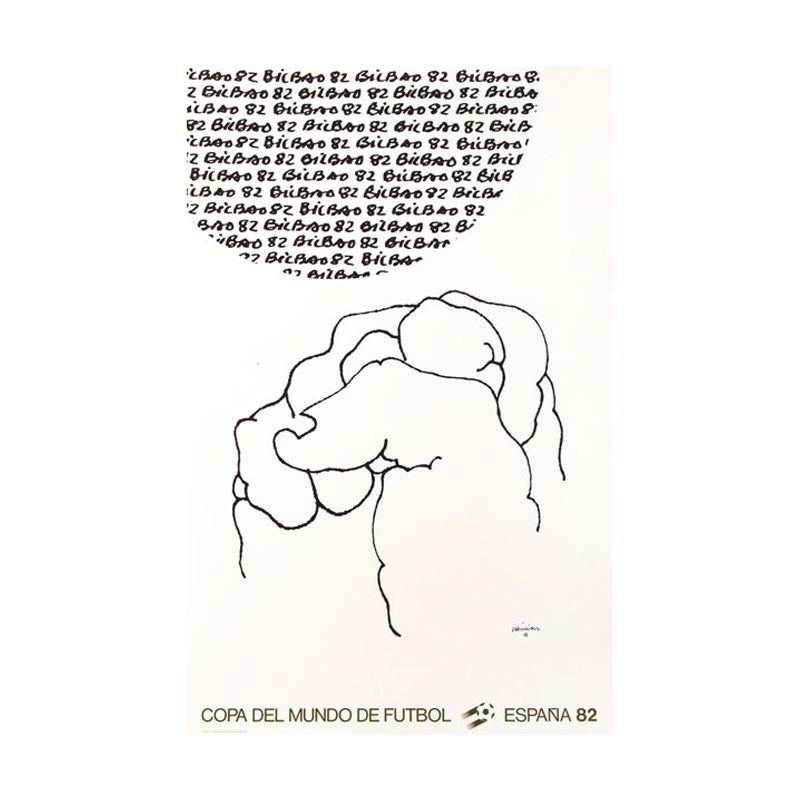 1982 World Cup Poster (Espana '82) by Eduardo Chillida