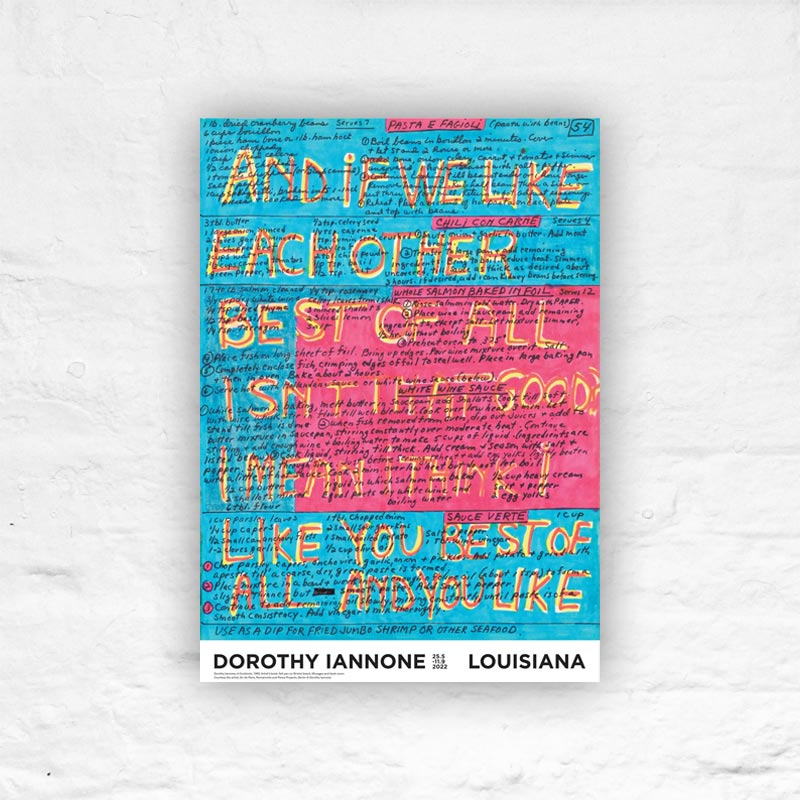 A Cook Book (1969) poster by Dorothy Iannone