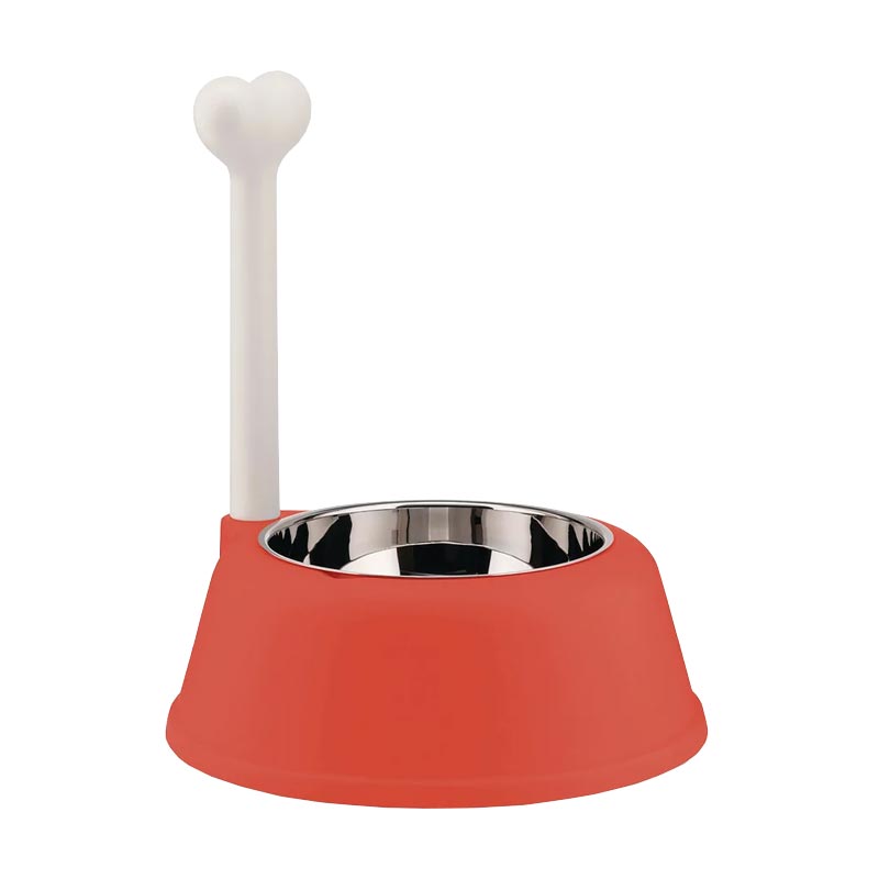 Lupita Dog Bowl - Red / Orange - des. Miriam Mirri for Alessi