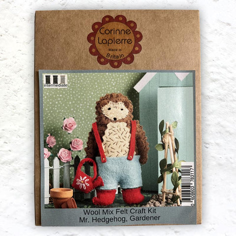 Corinne Lapierre Mr Hedgehog Gardener Craft Kit