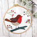 Corinne Lapierre Felt Applique Hoop Craft Kit: Robin