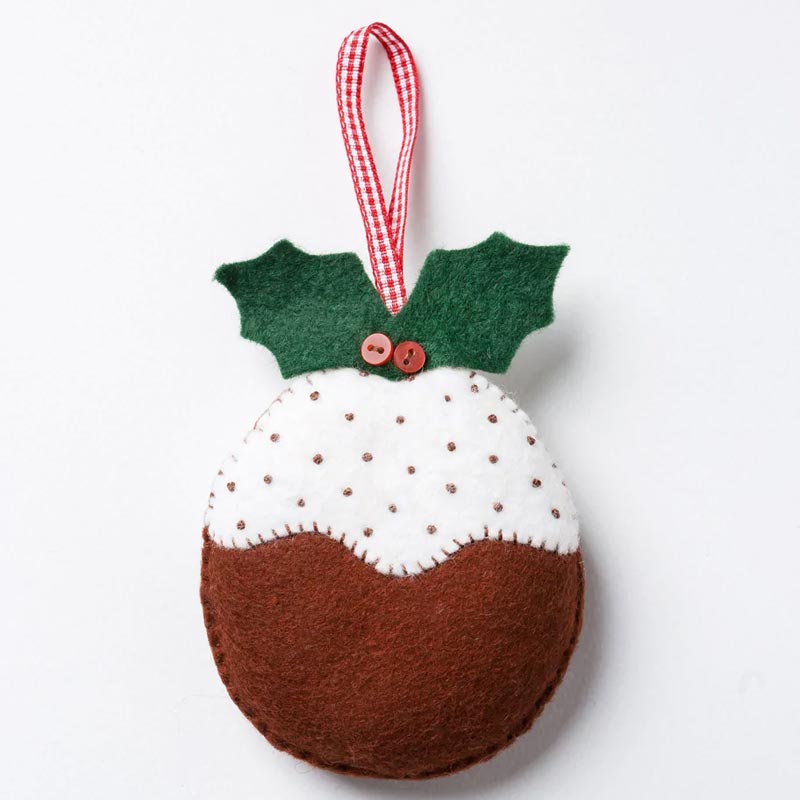 Corinne Lapierre Felt Sewing Kit: Christmas Pudding